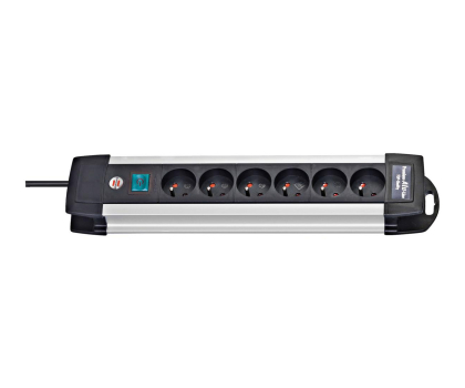 Listwa zasilająca BRENNENSTUHL Premium-Alu-Line - 6 gniazd, 3m 1391004016